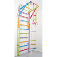 Шведська стінка модульна кольорова